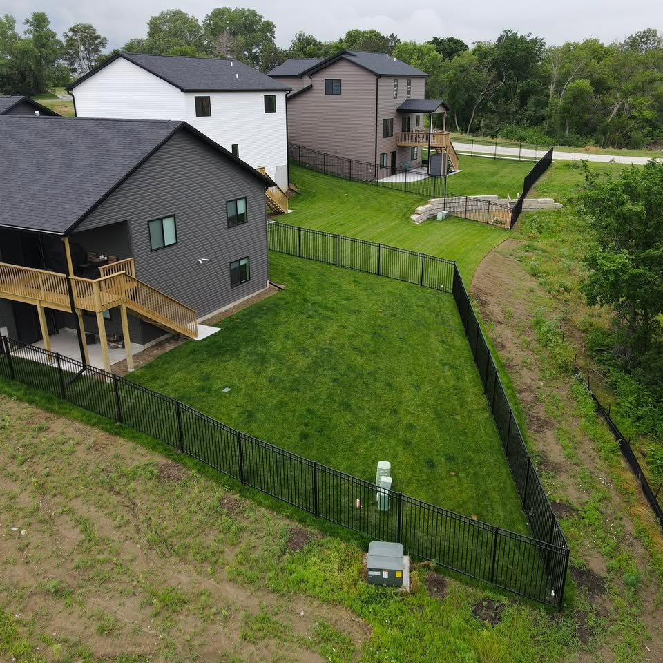 Aluminum Fence in Southeast Nebraska by KD Fencing