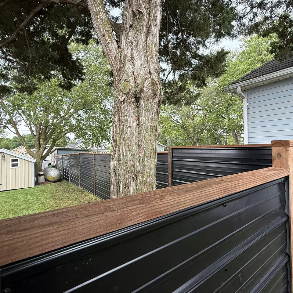 Specialty & Corrugated Tin Fence in Southeast Nebraska by KD Fencing