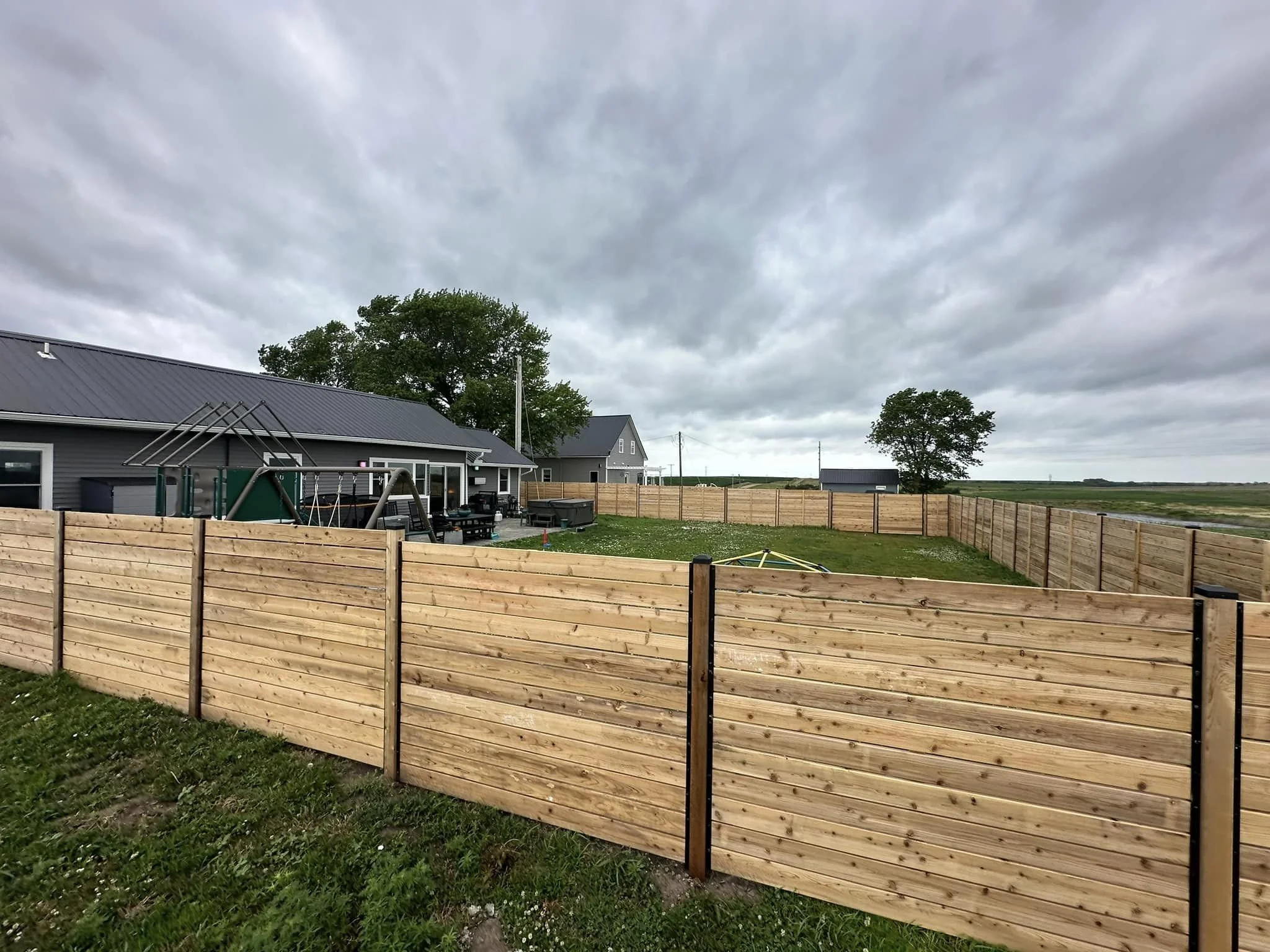 Wood & Privacy Fence by KD Fencing in Southeast Nebraska